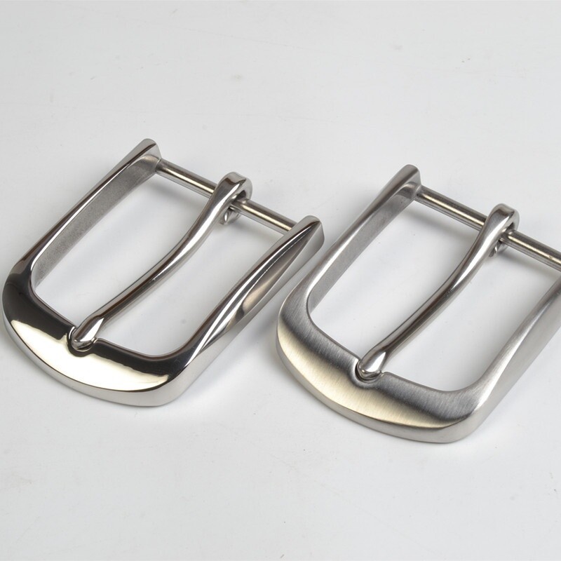 40mm Stainless Steel Buckle Single Prong Rectangle Leather Belt Replacement DIY