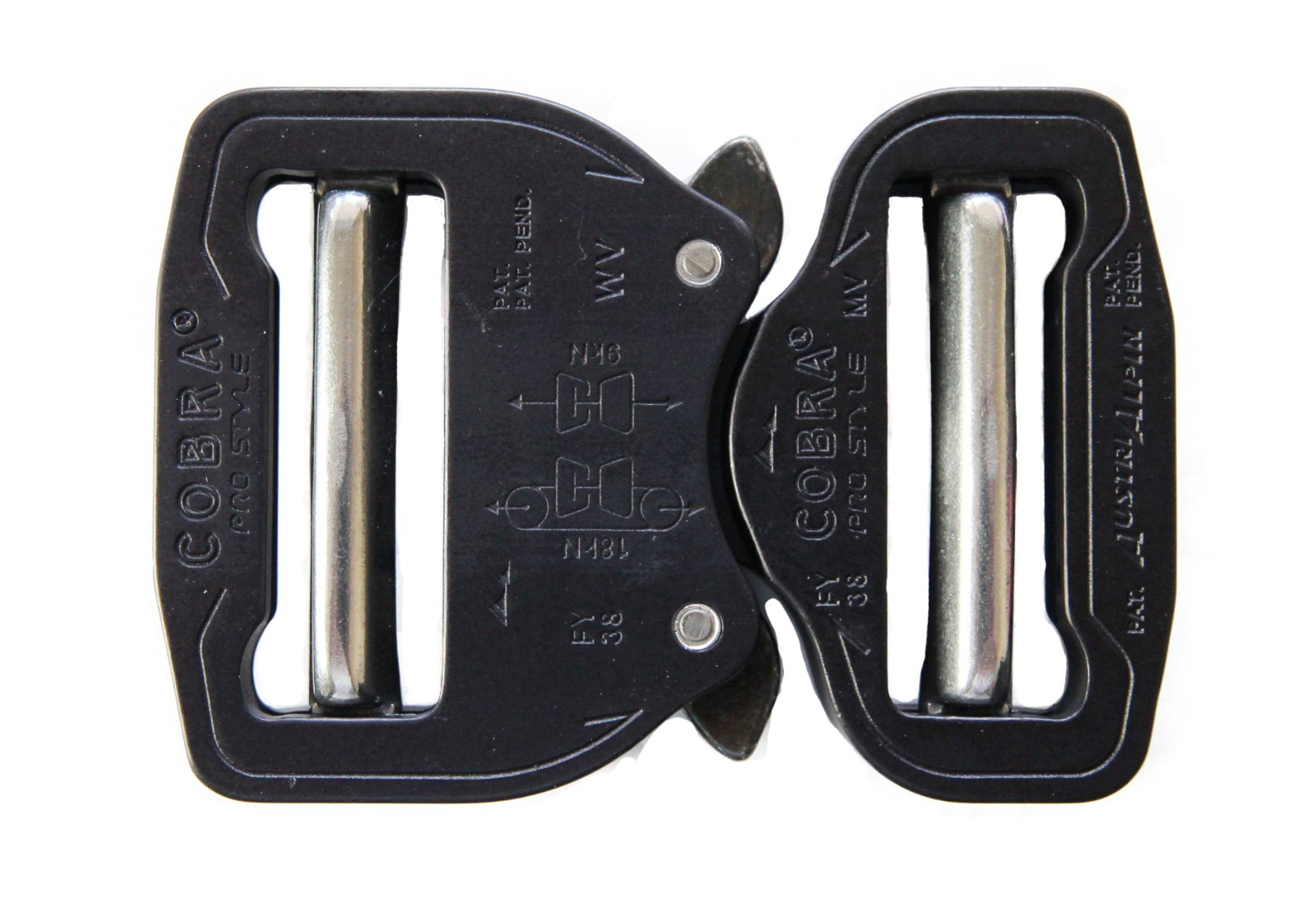 AustriAlpin COBRA ProStyle 1.5&Prime; Dual Adjustable Tactical Belt Buckle Matte Black