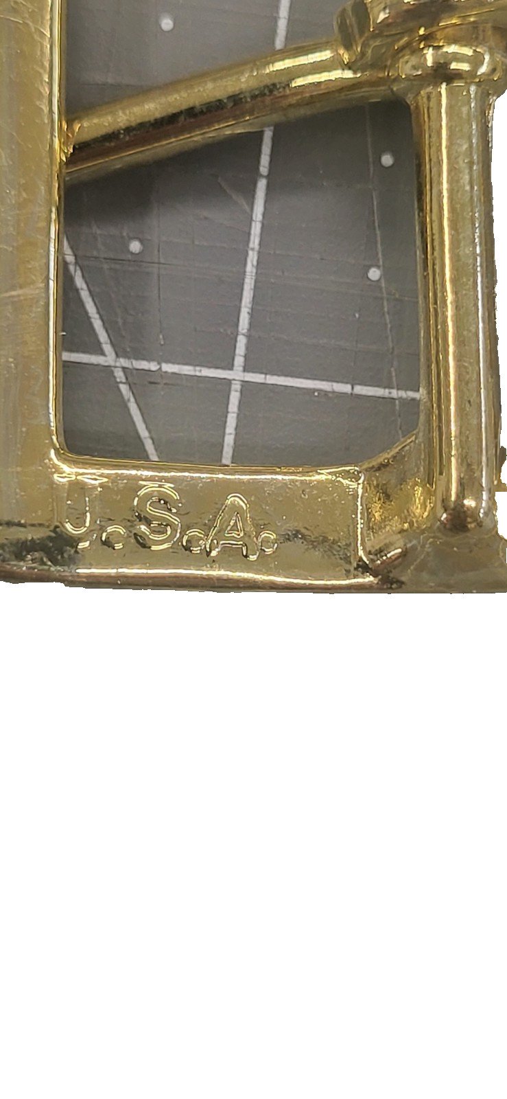 (12) pack of Brass Buckles Made In The U.S.A. From Pando Leather