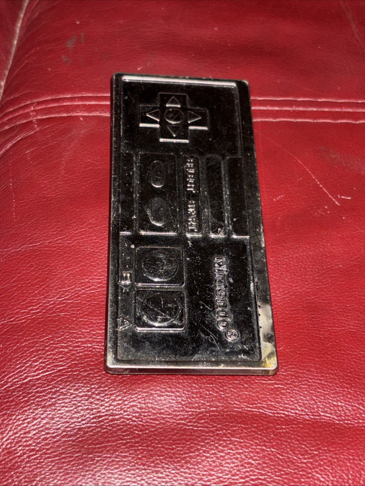 RARE Nintendo Entertainment System NES Controller Metal Belt Buckle Chrome 2007
