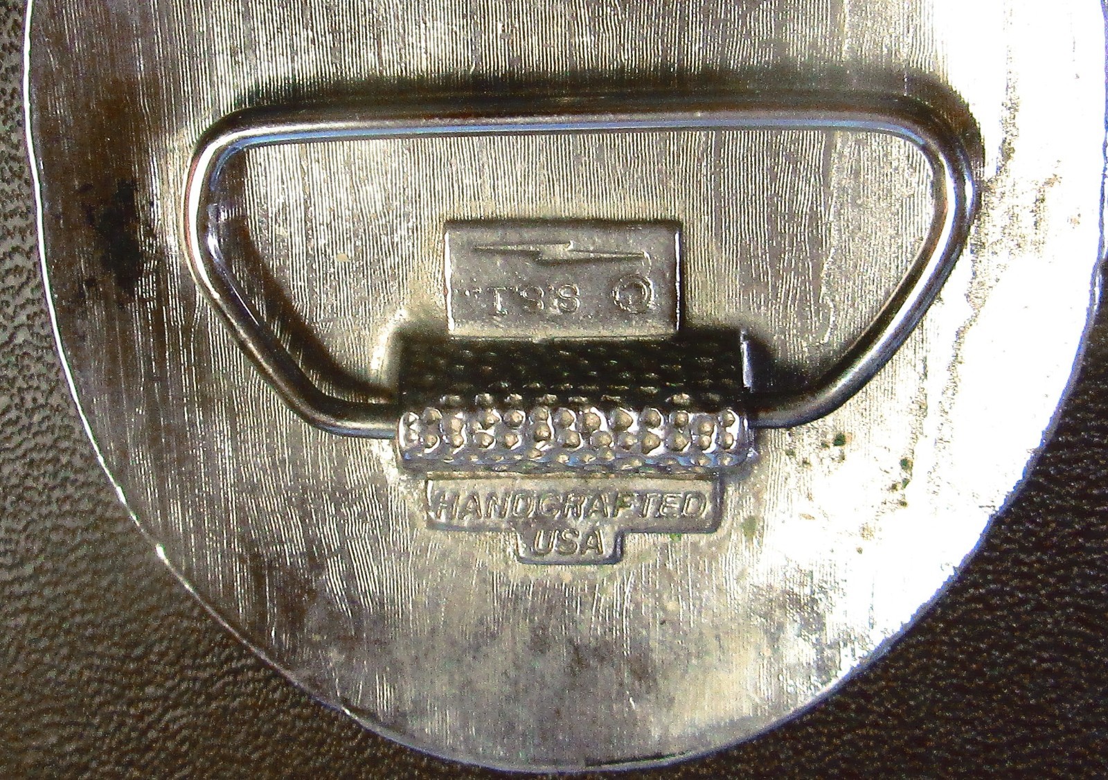 Real Rattlesnake Insert Belt Buckle made in USA