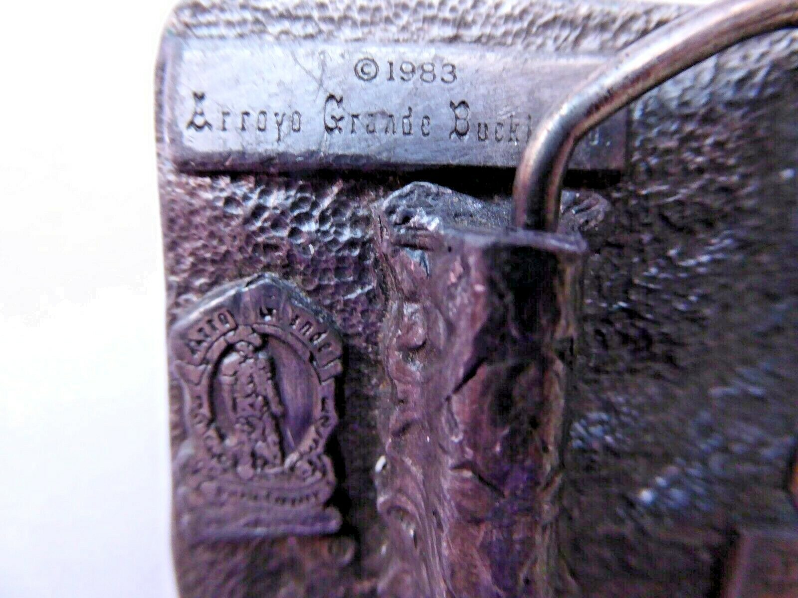 1984 American Fishermen Commemorative Belt Buckle Limited Edition Arroyo Grande