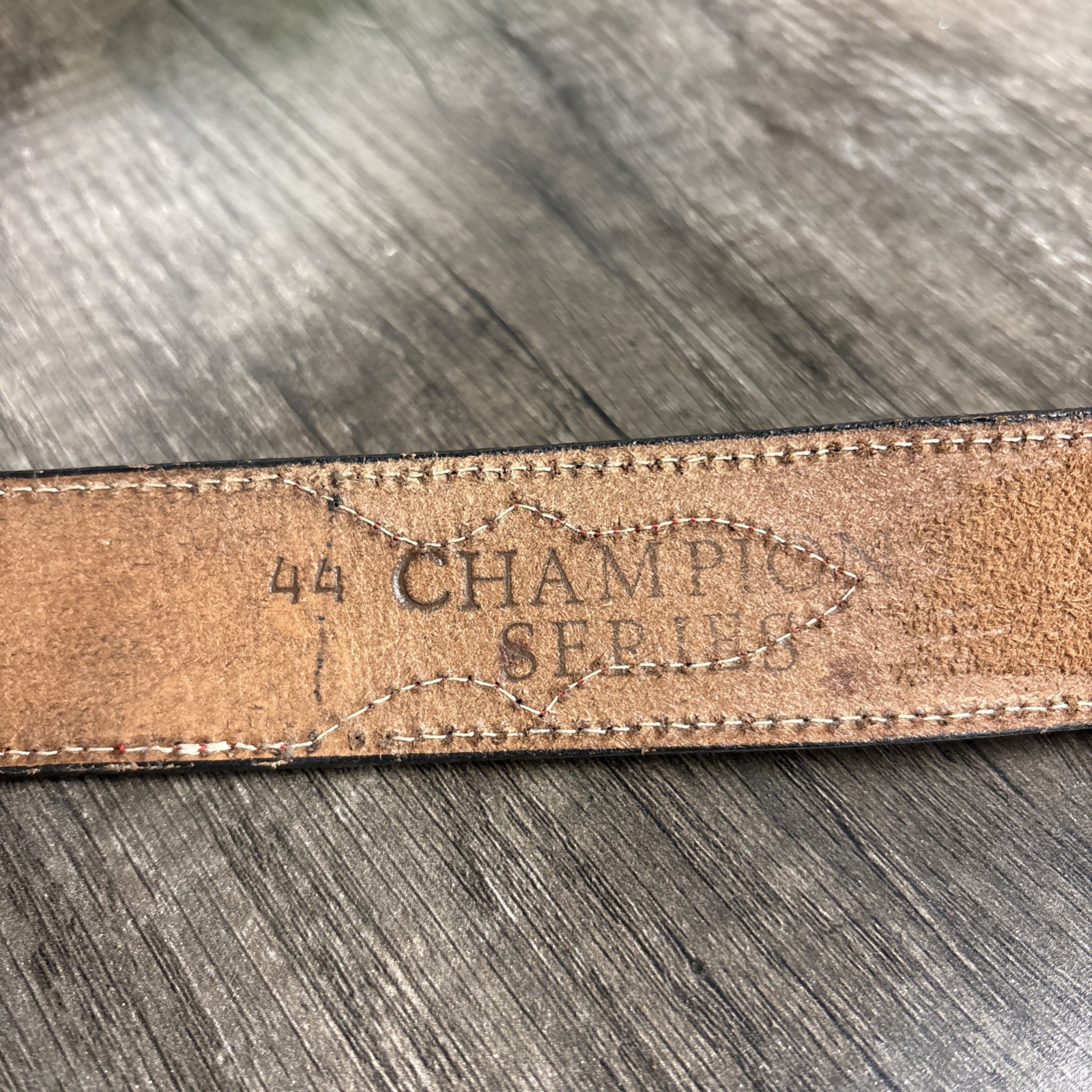 Vintage Hand Crafted Western Leather Champion Series Size 44