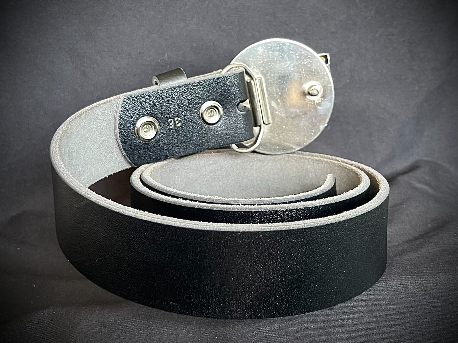 “Industrial Crest” Belt Buckle c.2007–2009 2.5 OOAK Darren McNeese