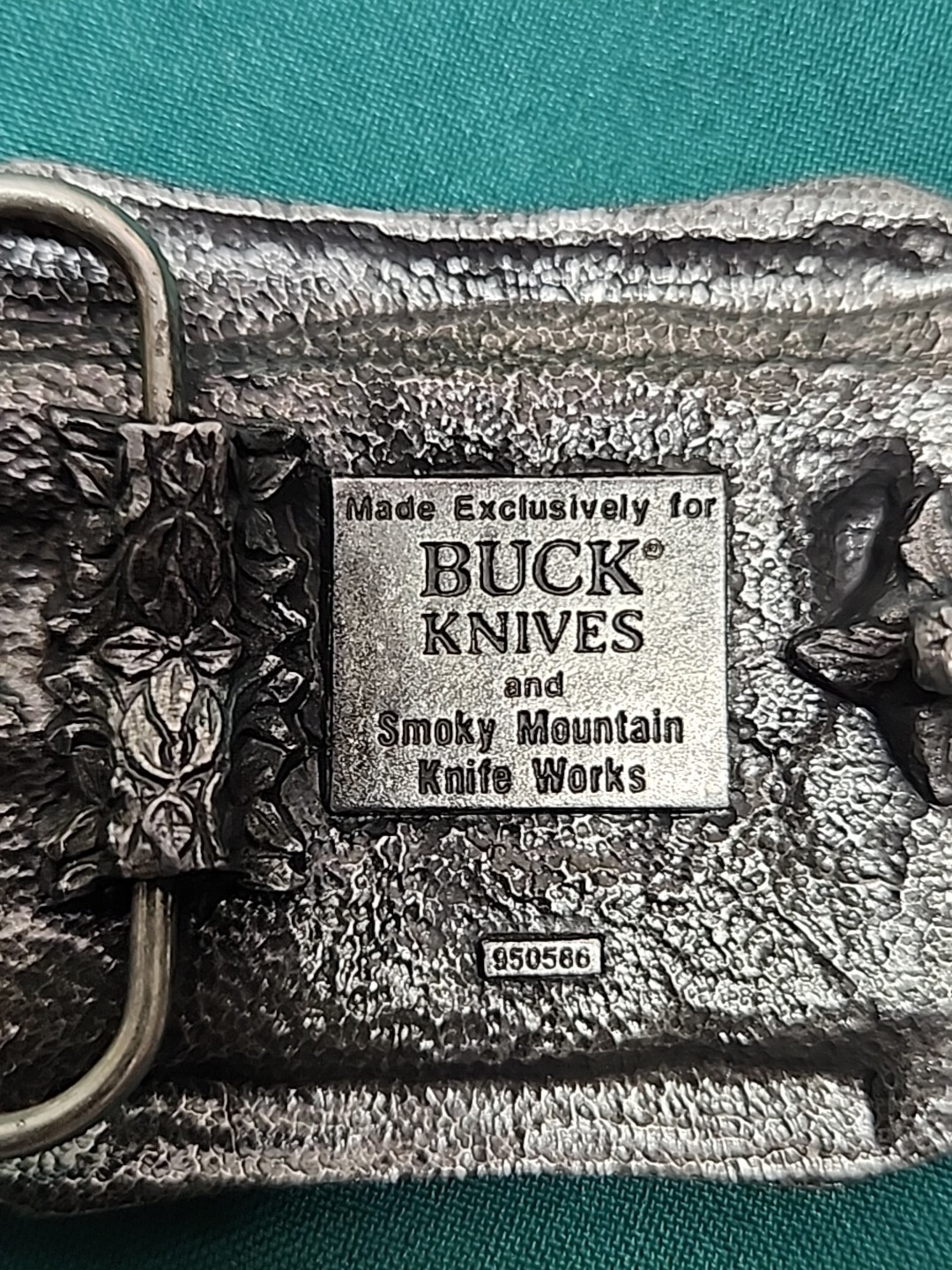 Buck Knives Smoky Mountain Knife Works Belt Buckle