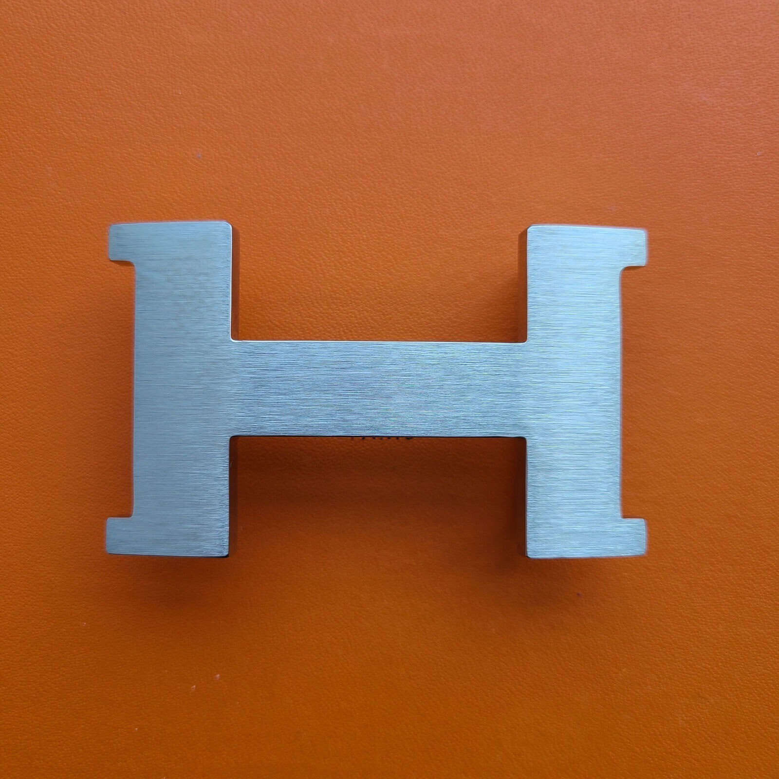 38mm H Silver Brushed Constance Belt Buckle