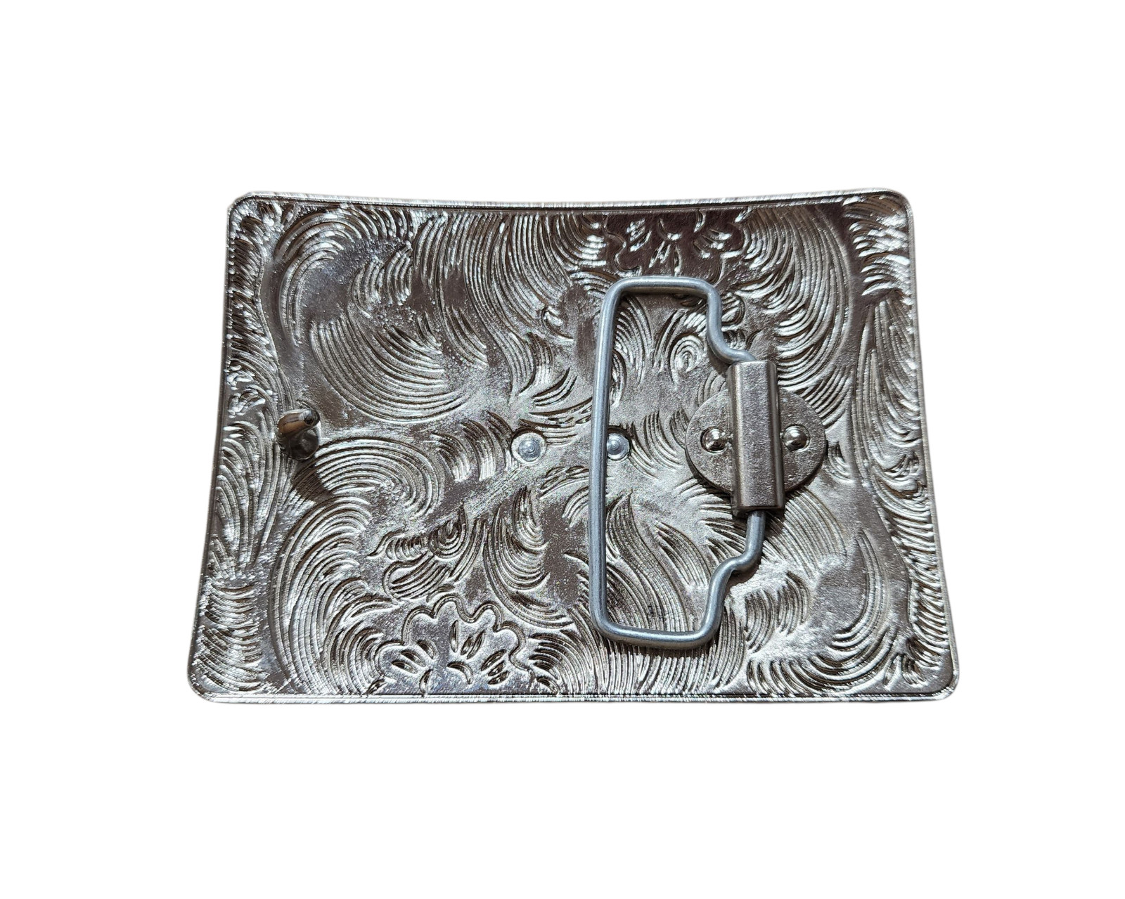 Silver Gold Plated Horse Head Caballo Western Rodeo Belt Buckle Hebilla Vaquera