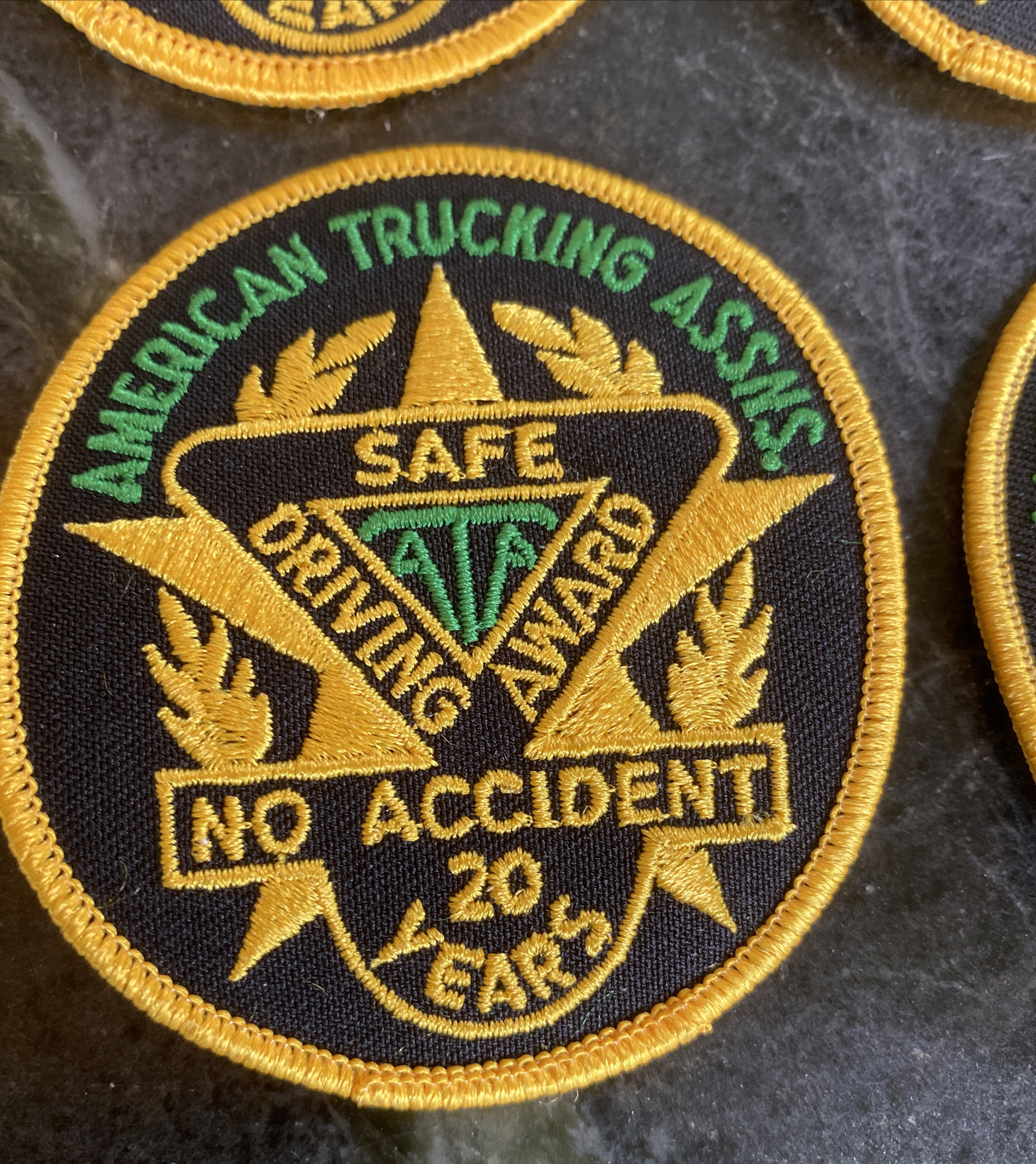 ATA SET SAFE DRIVING AWARD PATCH AMERICAN TRUCKING ASSOCIATION MILE 23 Yrs