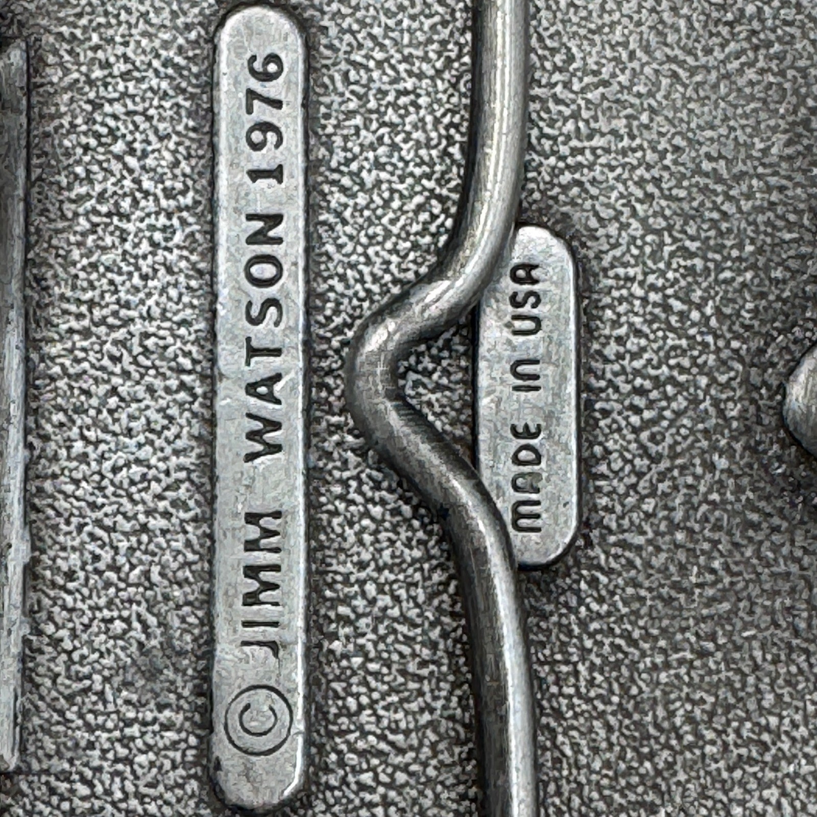 Vintage 1976 Great Northern Railway Belt Buckle Jimm Watson A-40 Made in USA