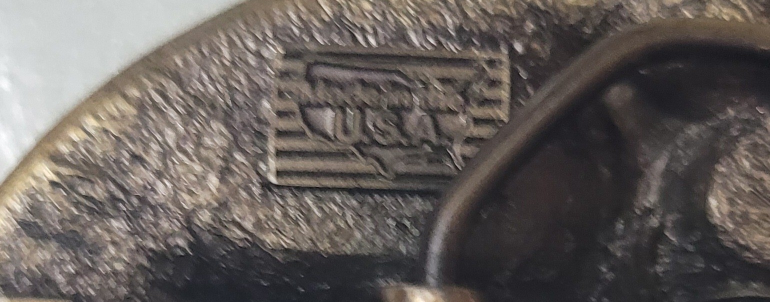 AMERICAN WILD LIFE STAG-DEER BELT BUCKLE. Copyright 1981.Serial number 510. USA