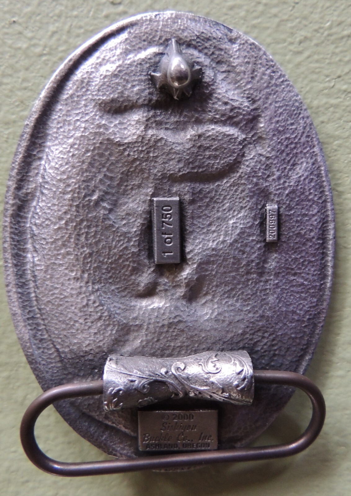 Limited Edition 1 of 750 Belt Buckle Rocky Mountain Brake 2001 Casper WY Elko NV