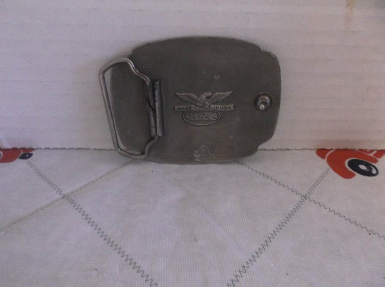 Vintage Viet Nam Veteran We Served Our Time In Hell Belt Buckle