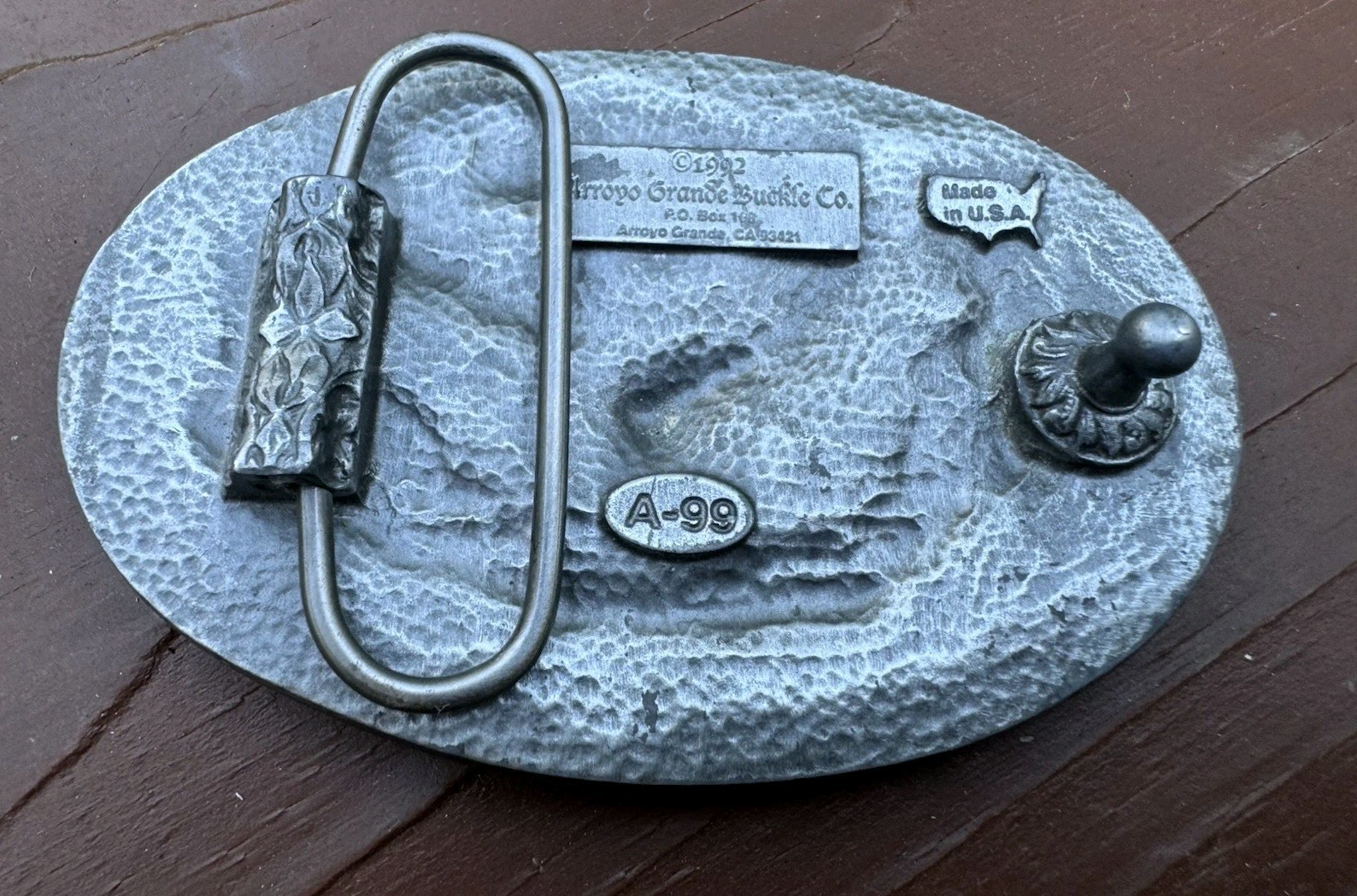 Arroyo Grande Buckle Co. Eagle Western Belt Buckle 1992 A 99 Made in USA