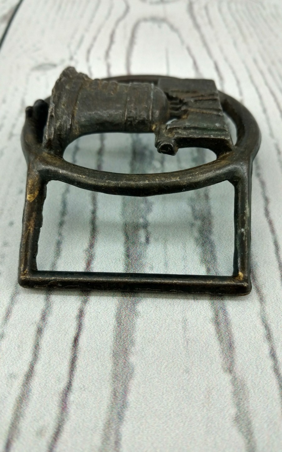 Liberty Bell Pass Stow Symbol of American independence Vintage Belt Buckle
