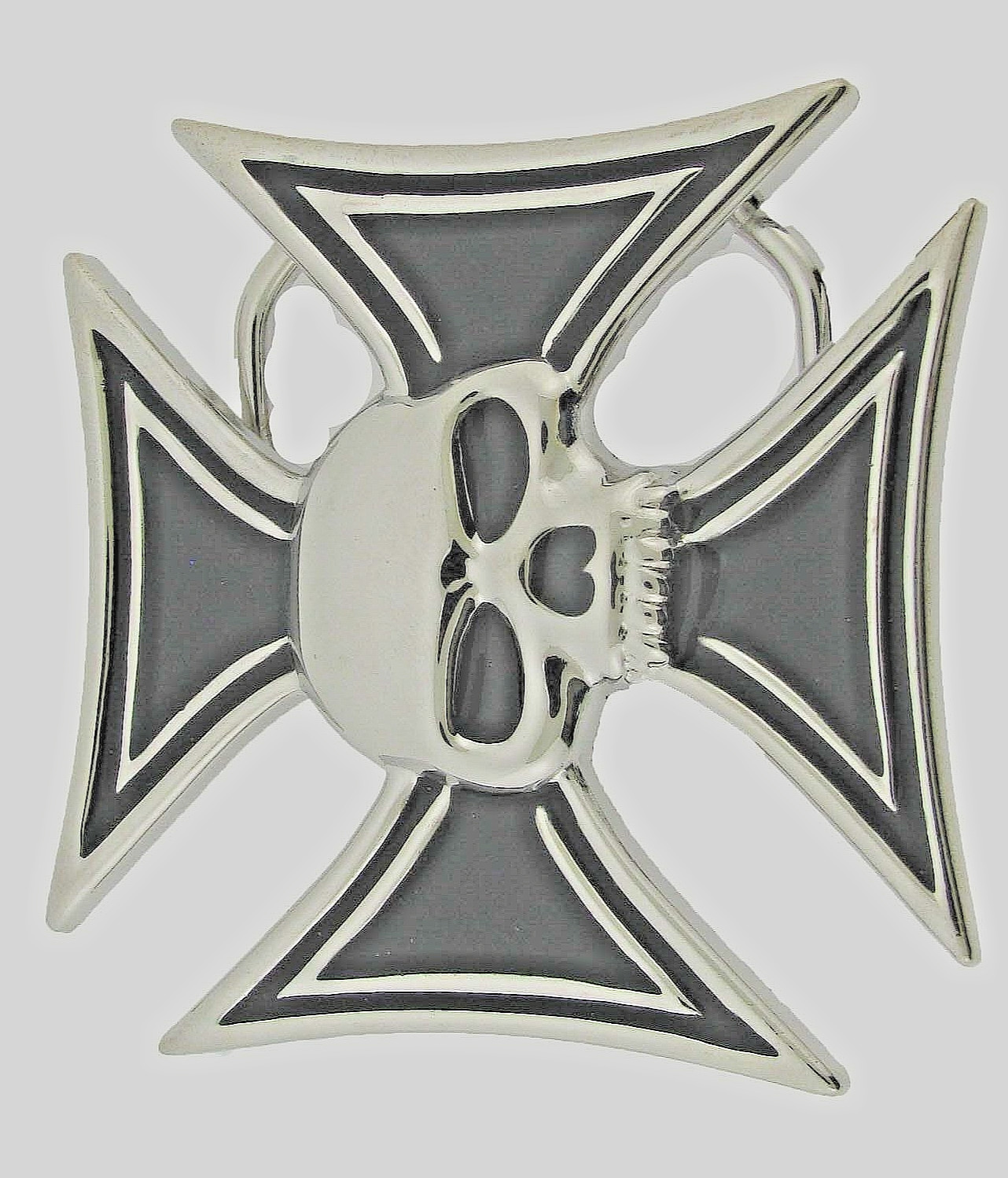 Skull Belt Buckle Chopper Skeleton Metal Halloween Costume Party Cosplay Men New