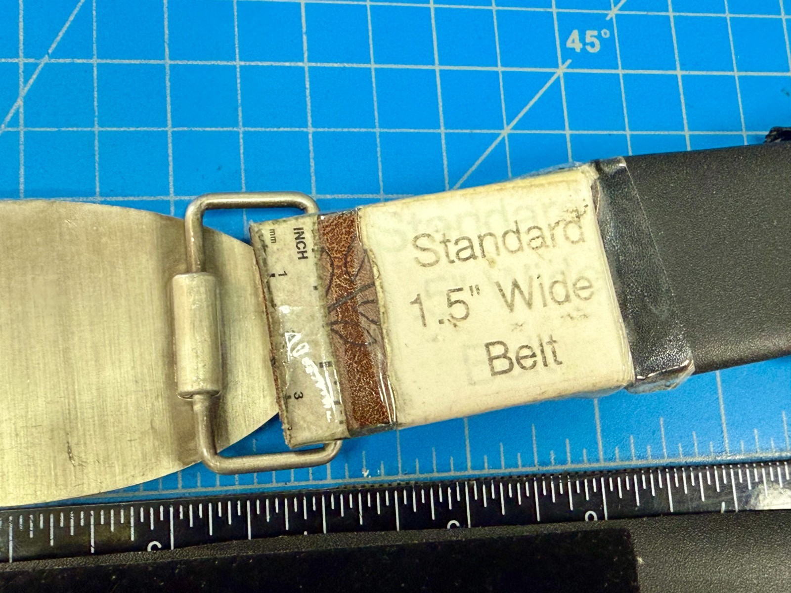 Custom Fundamentalism Spelled Out Statement Silver Color 4&Prime; Wide Belt Buckle