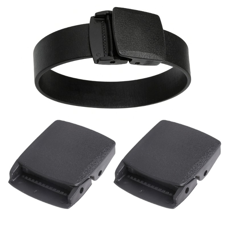 Elegant 38mm Plastic Buckle For Belts Contemporary Design Fits All Styles