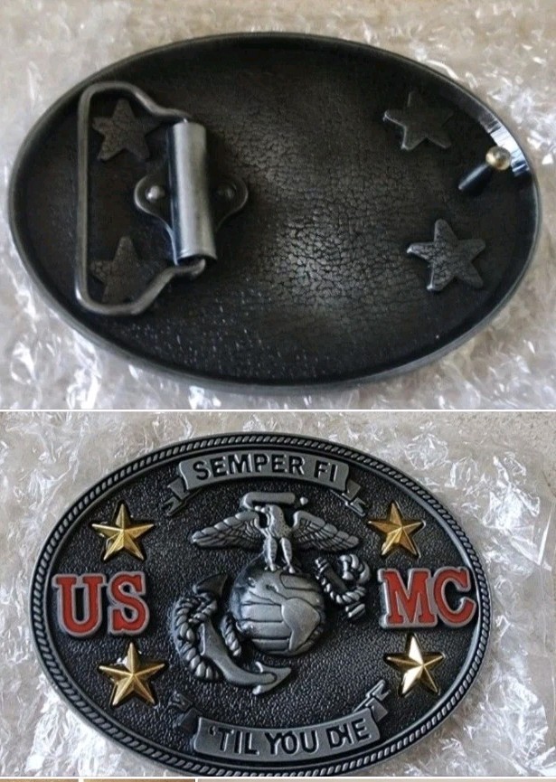 New Marines USMC Semper Fi EGA military Belt Buckle