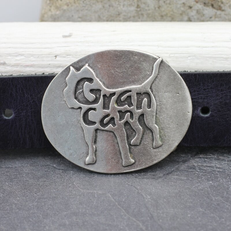 French Bulldog Belt Buckle Oval – Strong Character Design