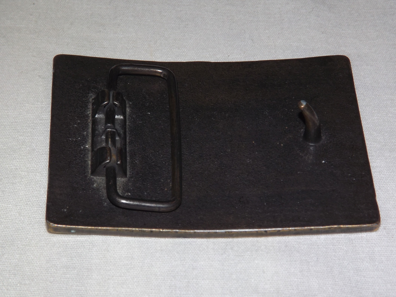 VINTAGE GENUINE BUDWEISER BEER BELT BUCKLE
