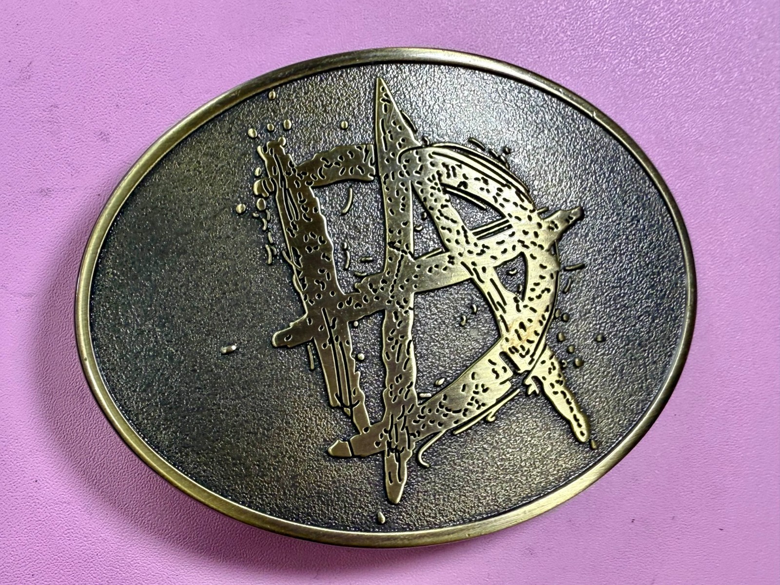 2016 WWE Wrestling Dean Ambros Lootcrate Exclusive Vintage Belt Buckle