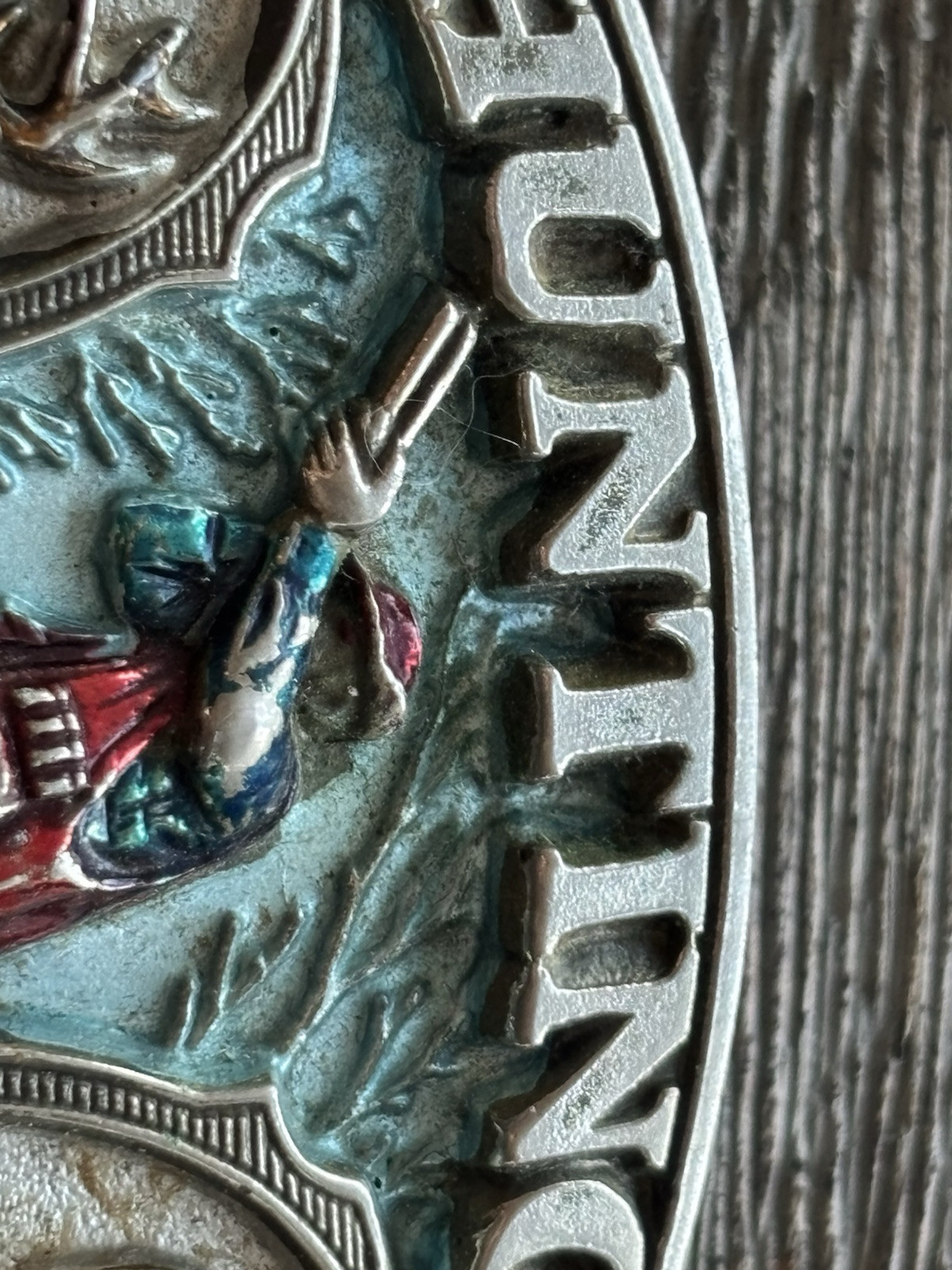 Vintage Hunting Waterfowl Duck Deer 1986 Belt Buckle Great American Buckle Co
