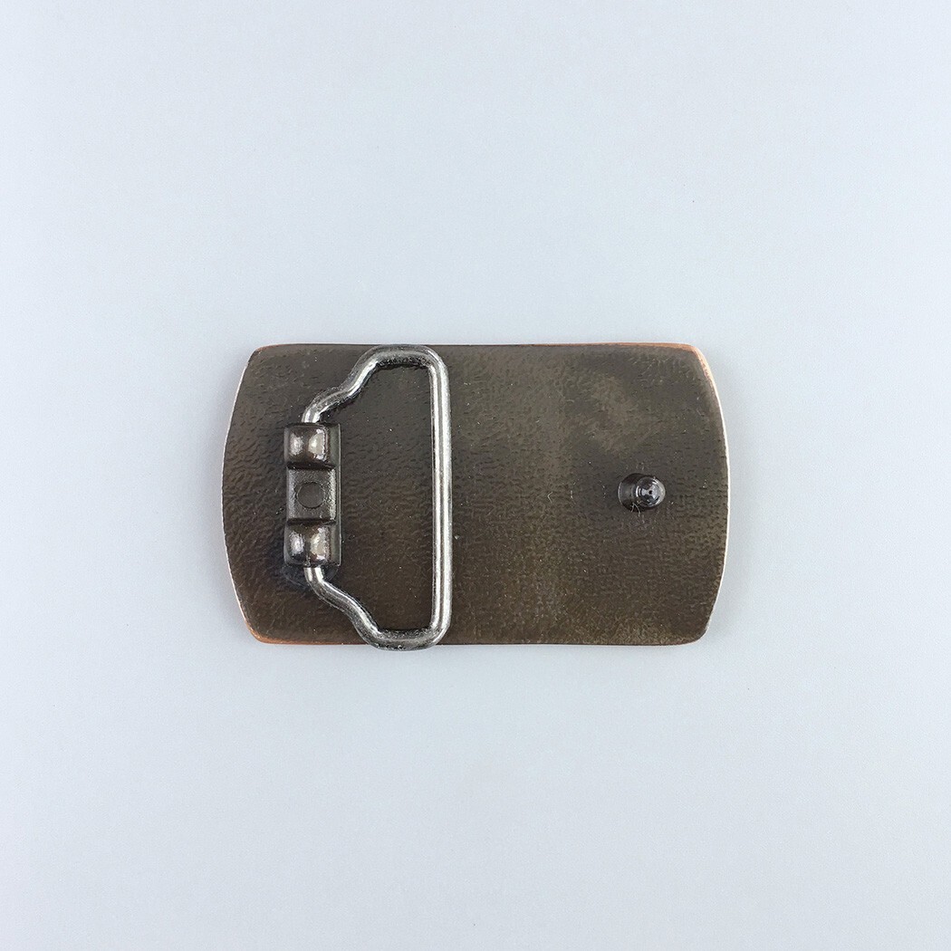 Vintage Bronze Plated Country Music Belt Buckle Boucle de ceinture