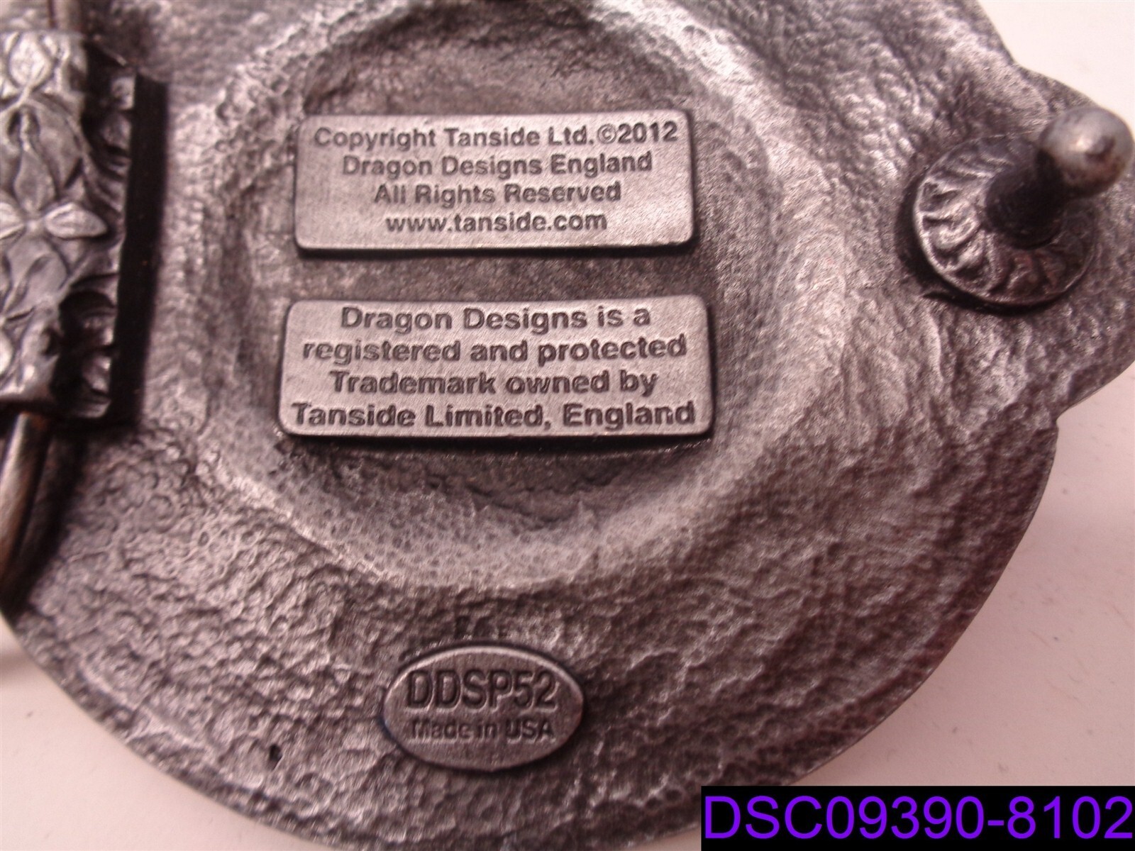 Dragon Designs TanSide Belt Buckle DDSP52