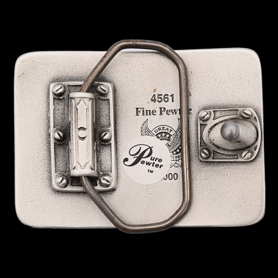 Danger Buried Cable Sign Dick Joke Belt Buckle