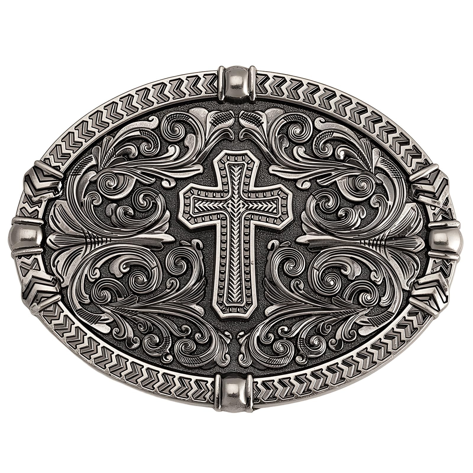 Vantrava Western Style Belt Buckle 1.5 Inch Cowboy 1 1/2 inch, Buckle-5
