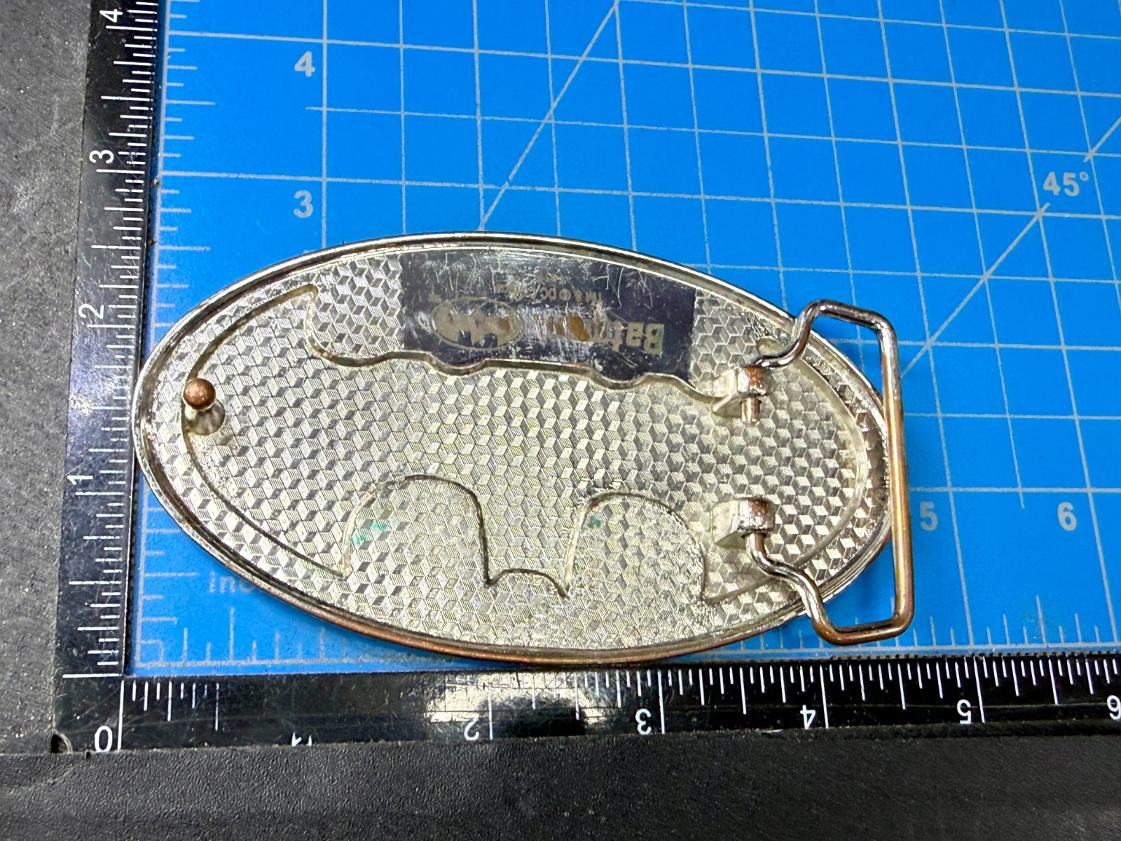 Used Batman Dc Comics Superhero S11 Belt Buckle To Restore / Re-Paint