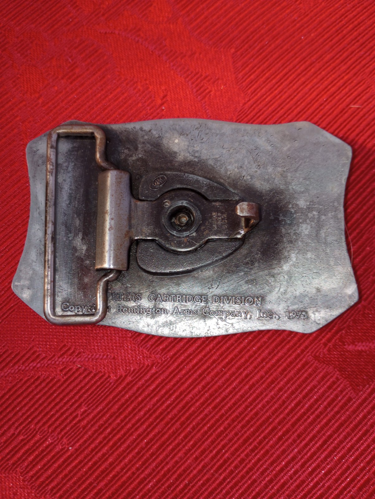 VTG Remington Arms Peters Ammunition 1887 Duck Hunter Hunting Guns Belt Buckle**