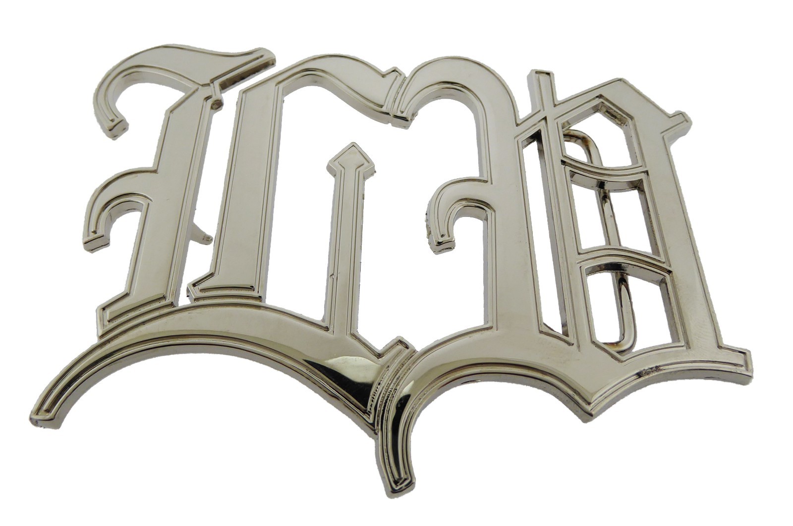 Old English Style Initials Los Angeles New York Las Vegas Men Women Belt Buckles
