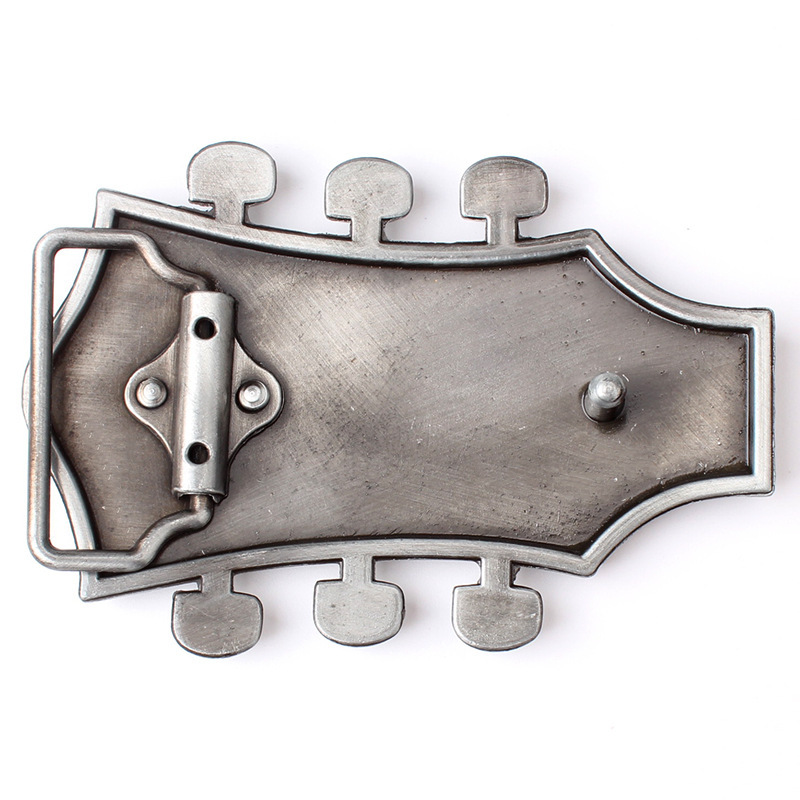 Music Guitar Belt Buckle Western Cowboy Native American (GTR-03-PP)