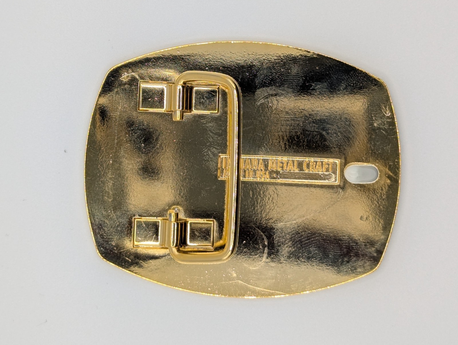 Idealease Truck Leasing 10 Year Safety Award Vintage Belt Buckle