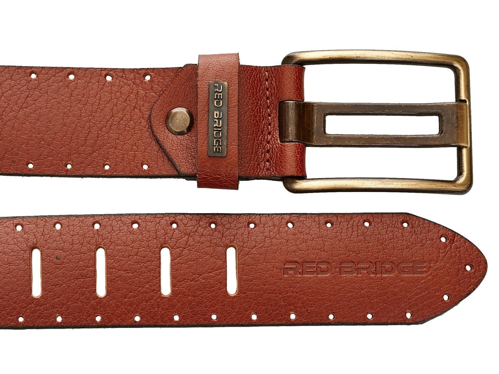 Redbridge Herren Leder Gürtel Echtleder Ledergürtel Belt Premium Breit R-3028