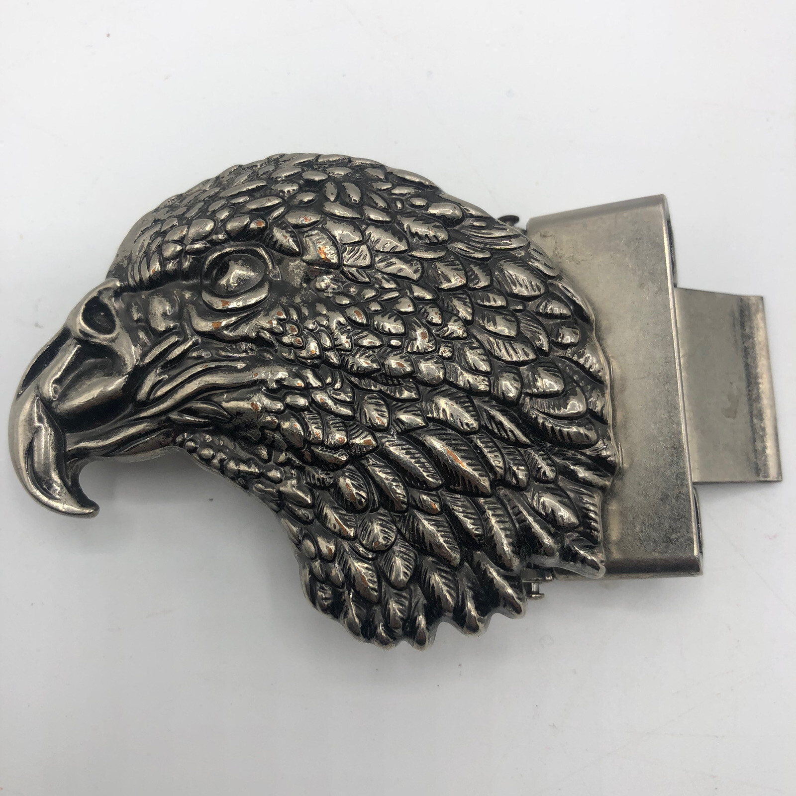 Eagle Head Belt Buckle Western Vintage Style Smooth Buckle Plate