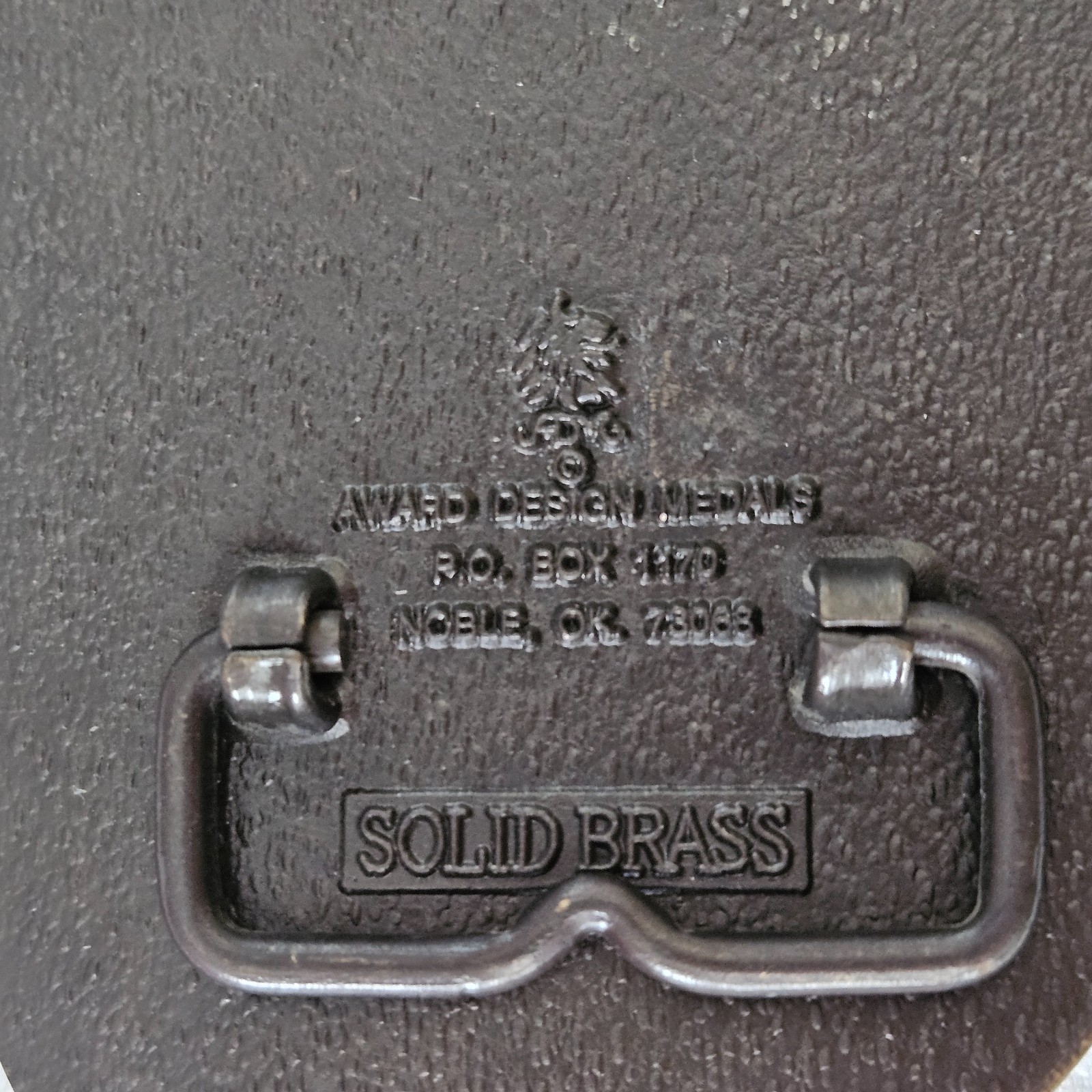 Vintage Belt Buckle Hot Air Balloon Award Design Metals Solid Brass Never Used