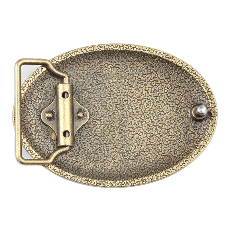Indian Larry Belt Buckle Western Coyboy Native American Motorcyclists (INLY-01)