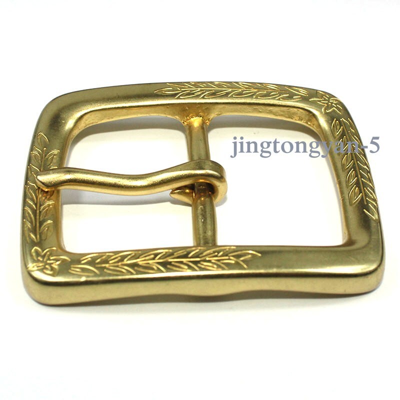 Solid Brass Belt Buckle Men&rsquo;s Pin Belt Buckles Fits For 1.5 inches Belt