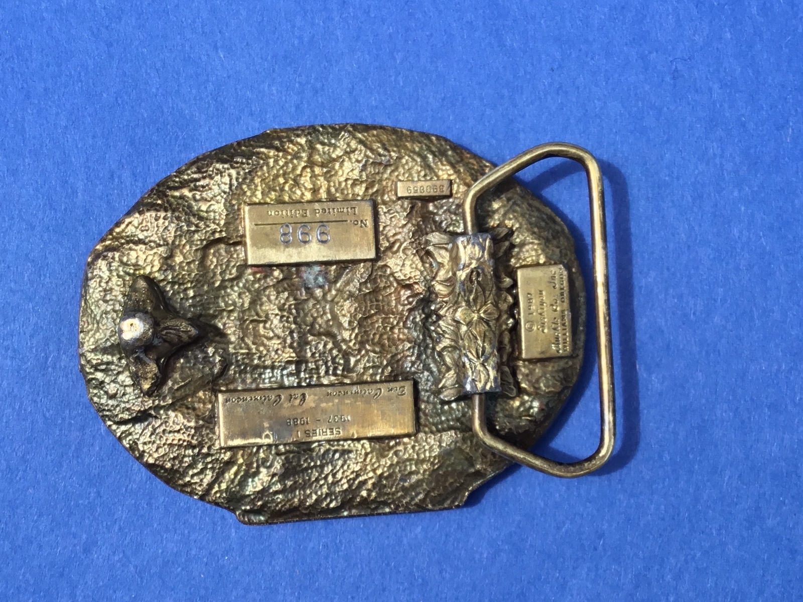 TISCO 53 Years Tractor Implement Supply Co Store Promo Belt Buckle