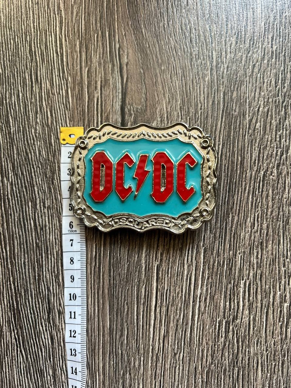 Rare Vintage Dsquared2 DC/DC Belt Buckle Shield Runway Archive Rock Y2K Dsquared