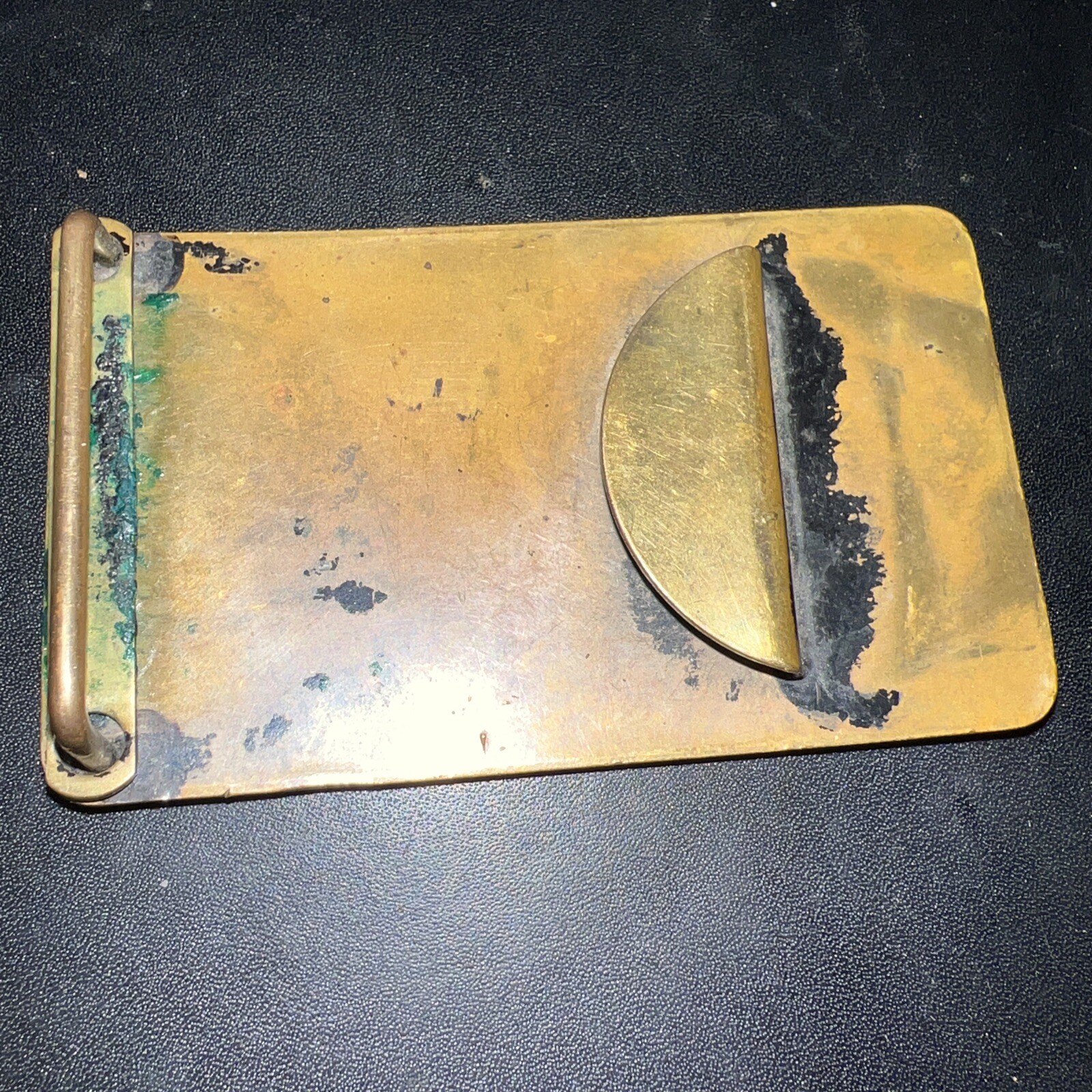 Champion Belt Buckle SOUTH DAKOTA Cast Brass w Horse Head