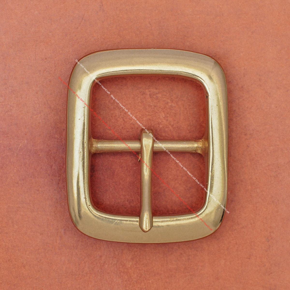 SOLID BRASS QUALITY HEAVY CENTER BAR LEATHERCRAFT BELT BUCKLE REPLACEMENT 42MM