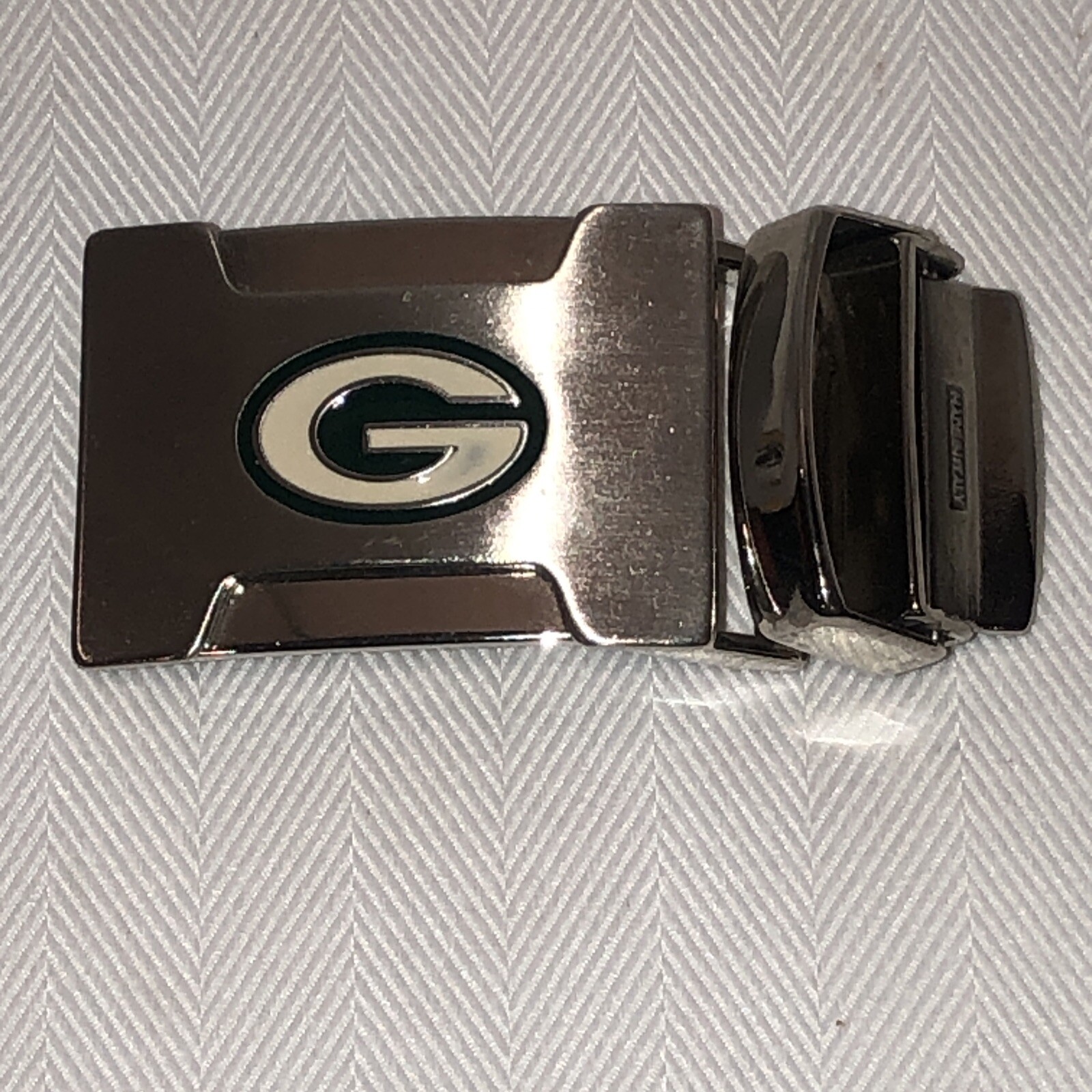 Green Bay Silver Tone Belt Buckle