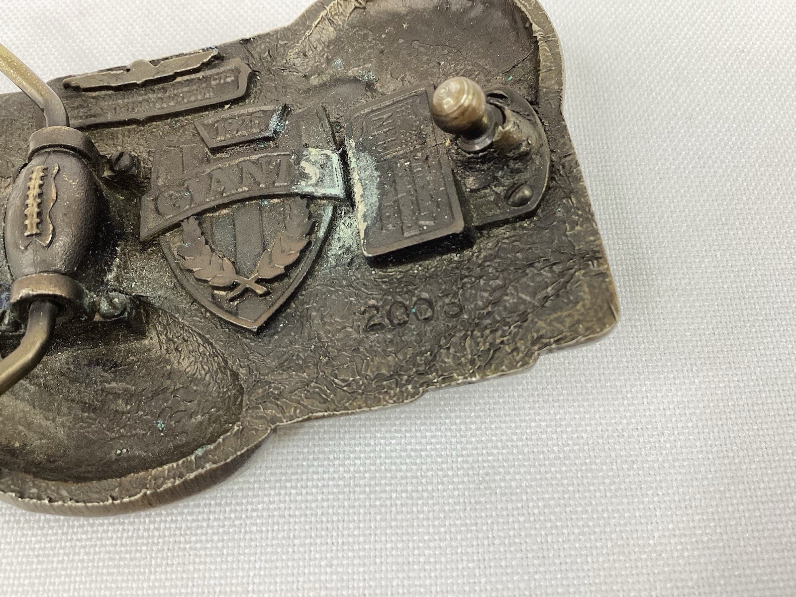 Vintage New York Giants Belt Buckle 2003 NFL 🇺🇸 Officially Licensed Product