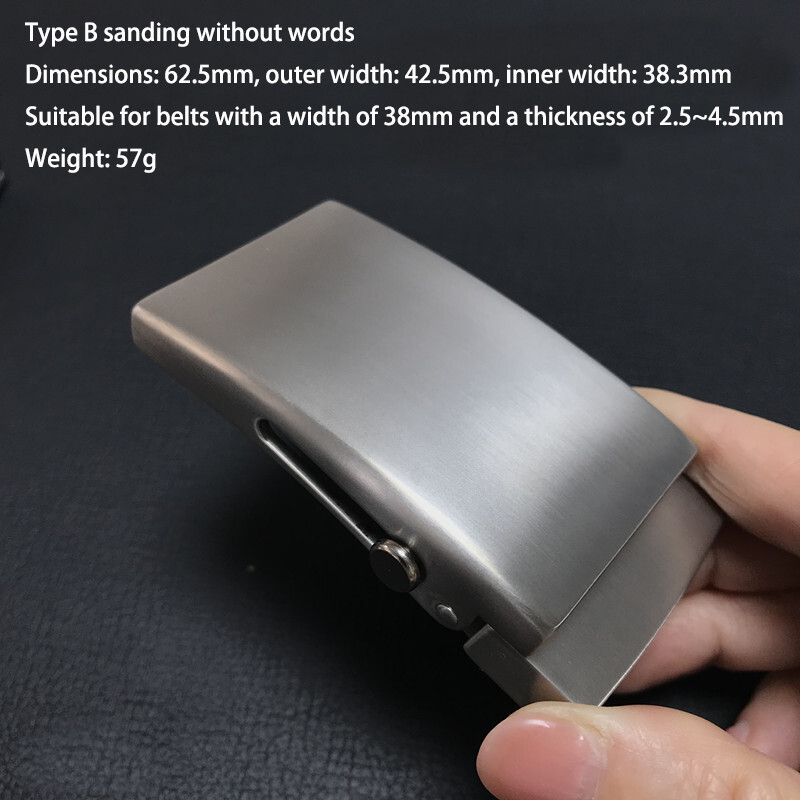 New Men&rsquo;s Titanium Alloy Belt Buckle Automatic Roller Buckle Waist Strap Head
