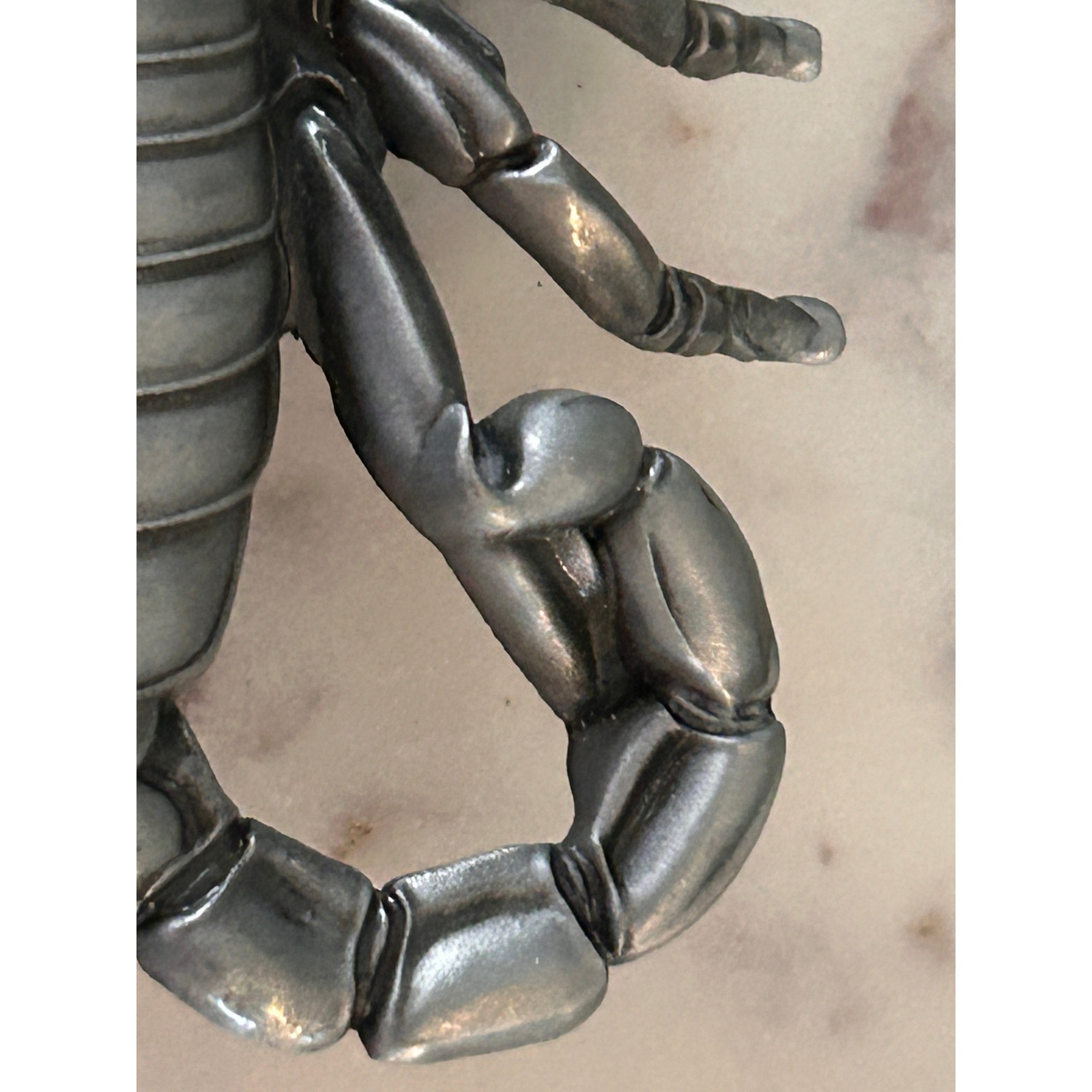 Fun Buckles Vintage Scorpion Belt Buckle Pewter Tone 3D Metal Biker Western 4in