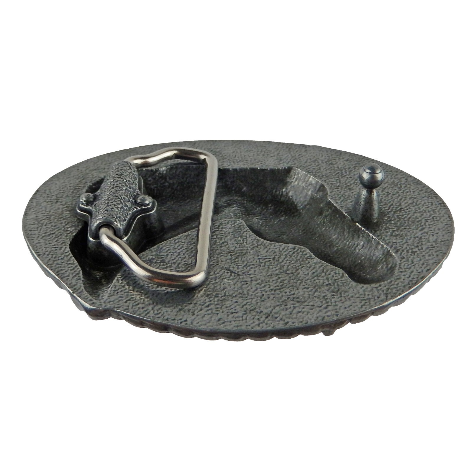 Men&rsquo;s Western Horse Head Belt Buckle Antique Silver Tone Fits 1.5 inch Belt