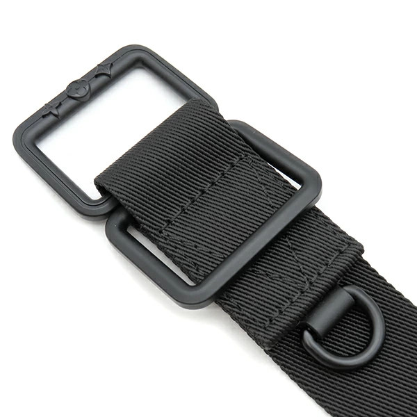 LOUIS VUITTON Belt Suntulle Skater Cotton Black Matte Black Hardware